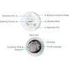 Detector de agua EZVIZ T10C Sensmitter inalámbrico IP67 Blanco, pila CR123A, 2400 MHz, 200 m de alcance