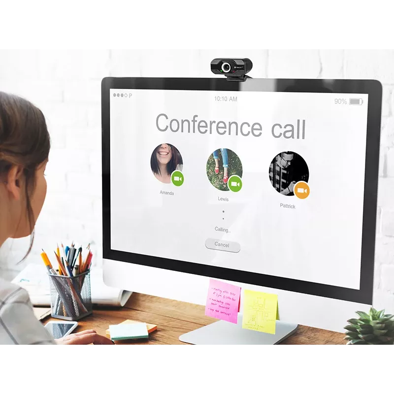 Webcam Tracer WEB007 2 MP 1920 x 1080 píxeles USB 2.0 negra