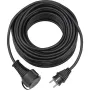 Brennenstuhl H05RR-F 3G1,5 - Cable alargador - CEE 7/7 (SCHUKO) (M) - Alimentación CEE 7/4 (SCHUKO)/CEE 7/7 (SCHUKO) (H) - 25,0 m - Negro (1161470)
