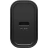 Cargador de pared OTTERBOX 20W USB-C con USB Power Delivery, negro (78-81338)