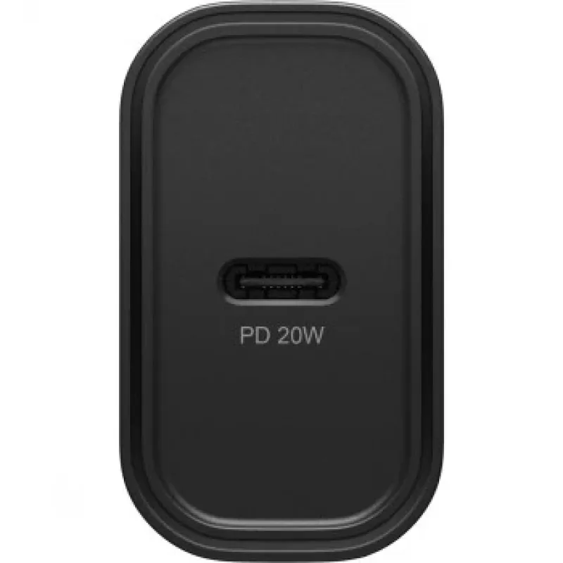Cargador de pared OTTERBOX 20W USB-C con USB Power Delivery, negro (78-81338)
