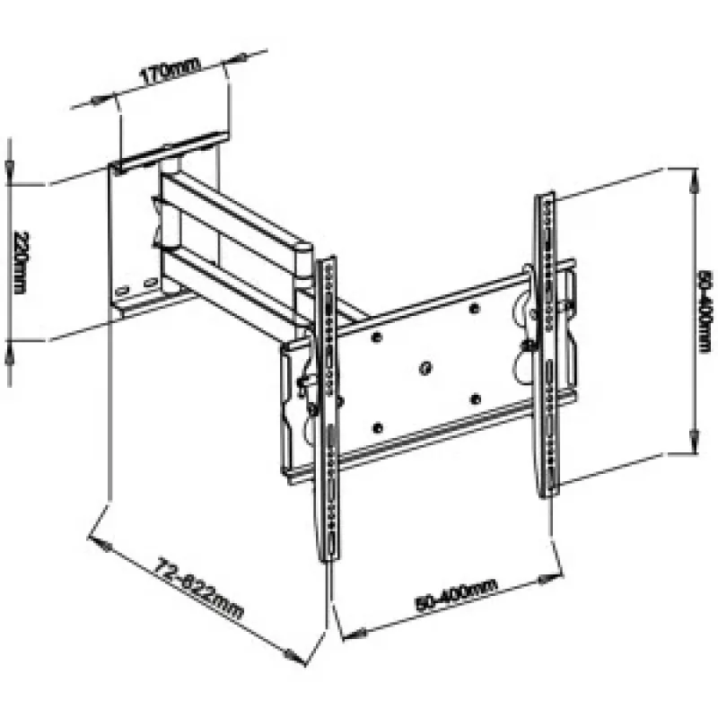Soporte para LCD AR-20B 32-55 pulgadas 45kg H/V