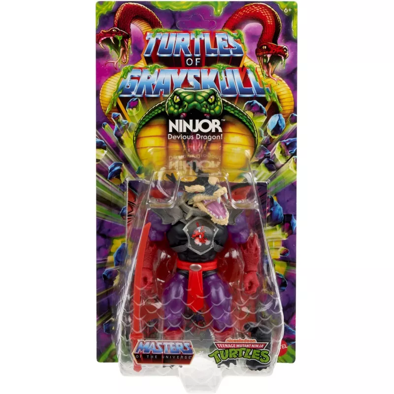 Figura de acción MATTEL MotU Origins TOG Core Mutated Ninjor figura de colección JBN04