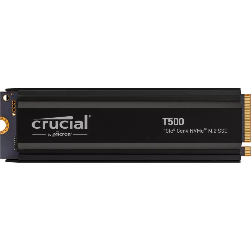 Unidad SSD Crucial T500 2 TB M.2 NVMe PCIe 4.0 7400/7000 con disipador