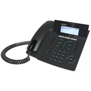 Teléfono de sistema AGFEO ST54 IP SENSORfon negro
