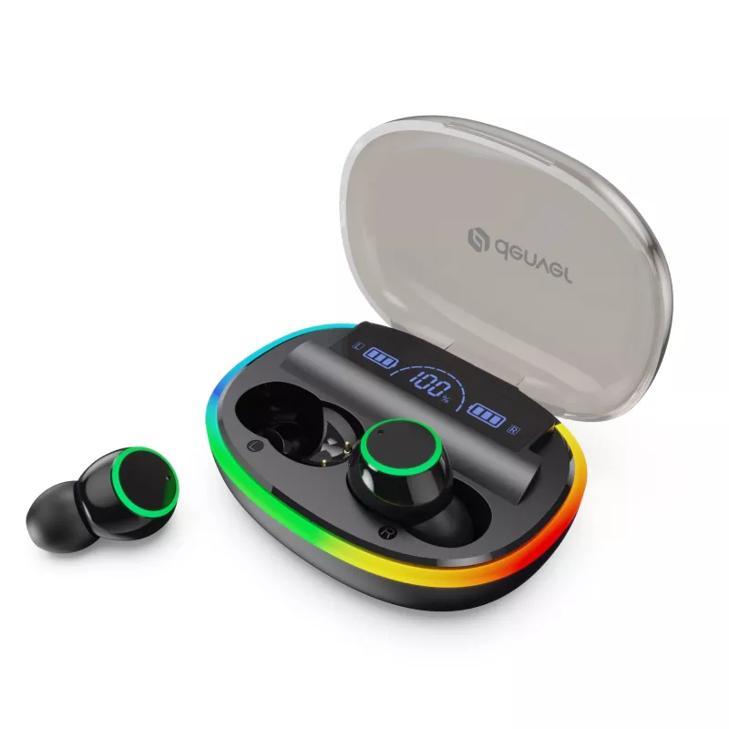 Denver TWE-55B Auriculares True Wireless Bluetooth, negro