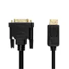 Adaptador de cable de vídeo LogiLink CV0131 2 m DisplayPort DVI negro
