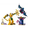 LEGO NINJAGO Mech de combate de Arin, figura de acción, juguete ninja para niños y niñas a partir de 4 años, set Dragons Rising con minifigura de Arin y mini-Kata