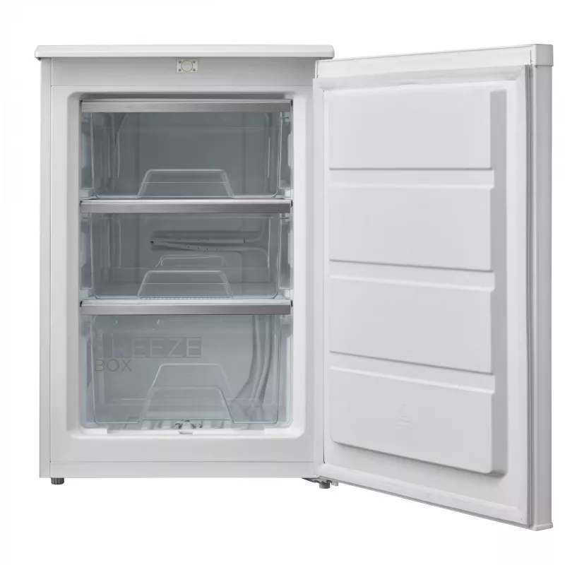 Congelador Midea | MDRD129FZE01 | Clase de eficiencia energética E | De pie | Independiente | Altura 84,5 cm | Capacidad útil total 86 L | Blanco