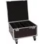Flightcase Roadinger PLL-480 4x LED – maletín de protección para 4 focos LED