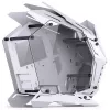 Torre mini Micro-ATX Jonsbo MOD3 Tempered Glass White, caja de PC con soporte Mini-ITX/Micro-ATX