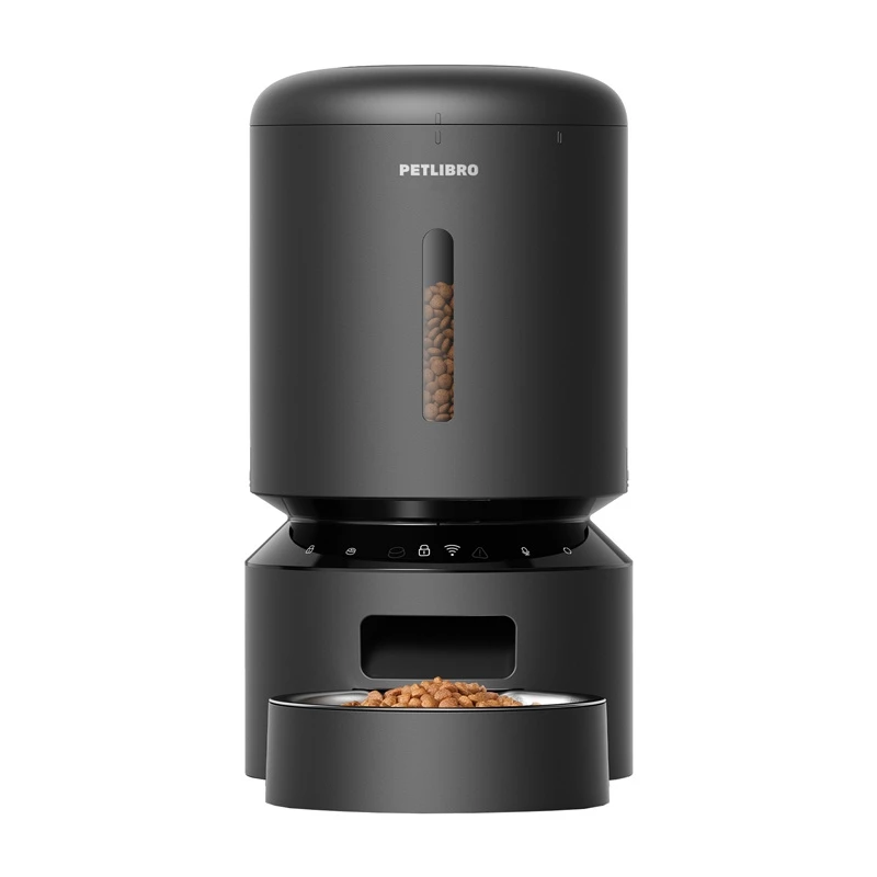 Comedero automático para mascotas Aptel Petlibro Granary WiFi 5 L — comedero automático de pienso seco (negro)