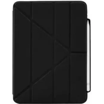 Funda Pipetto Origami No3 Pencil Shield Negra, para Apple iPad 10,2 pulgadas, 7.ª gen. (2022)