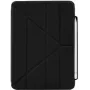 Funda Pipetto Origami No3 Pencil Shield Negra, para Apple iPad 10,2 pulgadas, 7.ª gen. (2022)