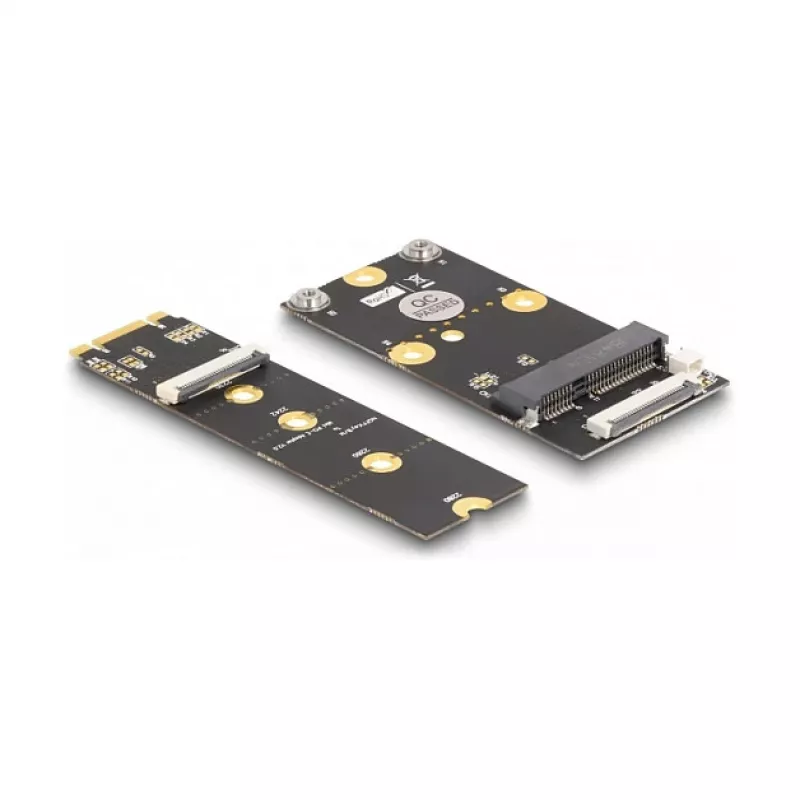 Convertidor DeLOCK M.2 Key B+M conector macho a ranura Mini PCIe cable flexible
