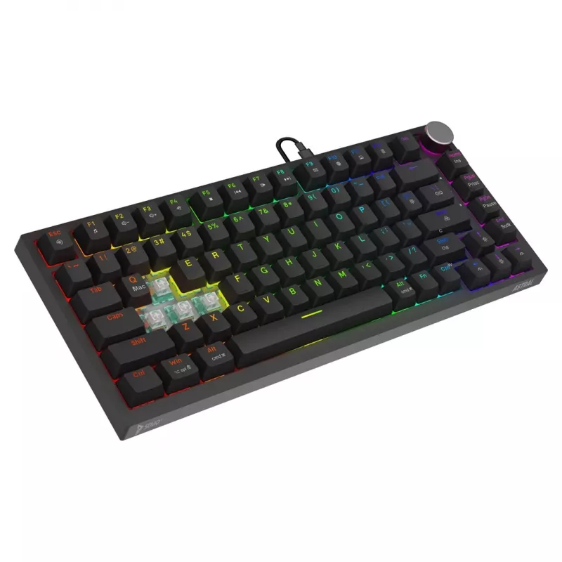 Savio ASTRAL BLACK JADE teclado gaming USB QWERTY US International