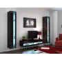 Estantería Cama VIGO NEW 180/40/30 negro/negro brillo