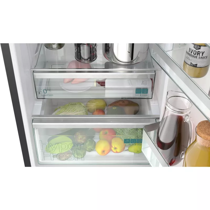Frigorífico combi Siemens KG39NSBBF independiente 363 L, NoFrost, 33 dB, negro