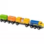Tren BRIO Three-Wagon Cargo Train