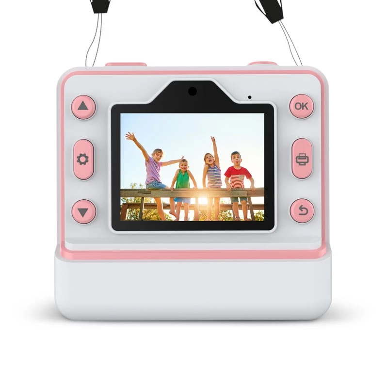 Xblitz FLASH PINK Cámara instantánea con impresora térmica para niños