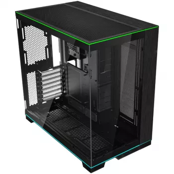 Caja de PC Lian Li O11DERGBX O11D EVO cristal semitorre negra RGB templado