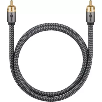 Goobay 65296. Conexión 1: RCA, conector 1 sexo: macho, conexión 2: RCA, conector 2 sexo: macho, material del cable: cobre,