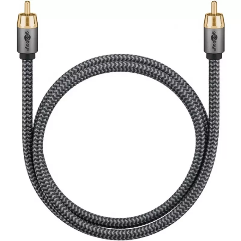 Goobay 65296. Conexión 1: RCA, conector 1 sexo: macho, conexión 2: RCA, conector 2 sexo: macho, material del cable: cobre,