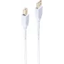 shiverpeaks ®-BASIC-S--Cable USB, conector macho Type-A a conector macho Type-B, HIGH SPEED, contactos dorados, USB 2.0, blanco, 5,0m (BS77025-W)
