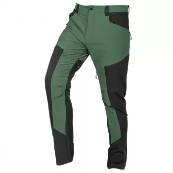 Pantalón de trabajo OUTDOOR, 4-way stretch, verde-gris, XL