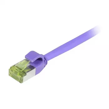 Synergy 21 Cable de conexión RJ45 CAT6A 500 MHz Morado S/FTP Slimline redondo – Cable – Red
