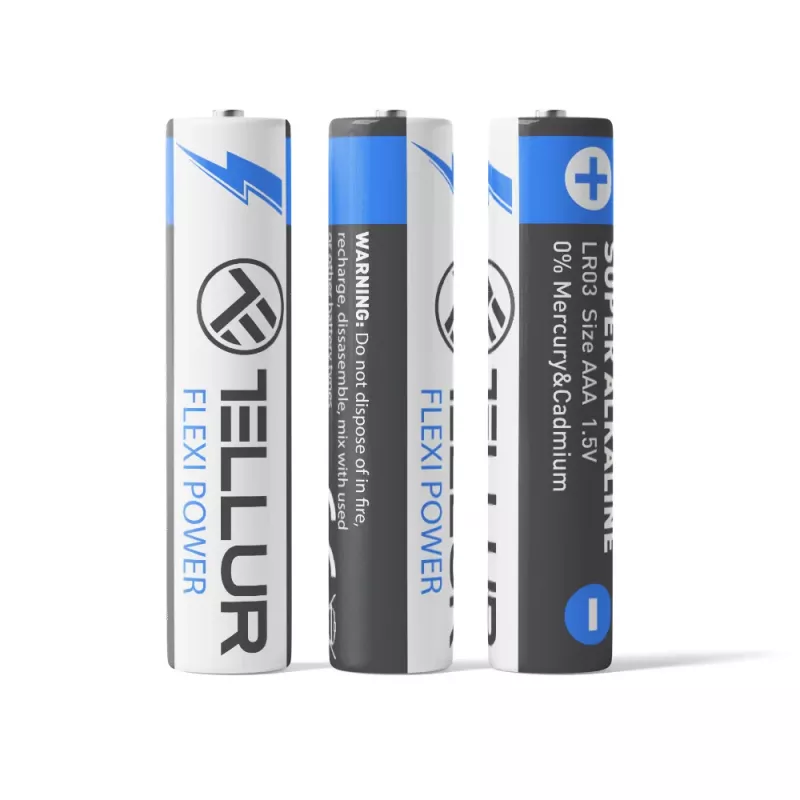 Pila Tellur Flexi Power AAA LR03 1,5V, pack de 2