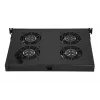Panel de ventiladores Extralink 19 pulgadas 4 ventiladores con termostato