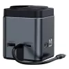 Estación de acoplamiento BlitzWolf BW-TH17 9 en 1 con cargador de 15W — USB-C, HDMI, puertos PD