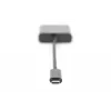 DIGITUS DA-70853 adaptador USB-C a VGA, Full HD 1080p, negro