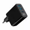 Cargador Gembird TA-UC-PDQC30LCD-BK-02 para dispositivos móviles universal negro AC carga rápida interior