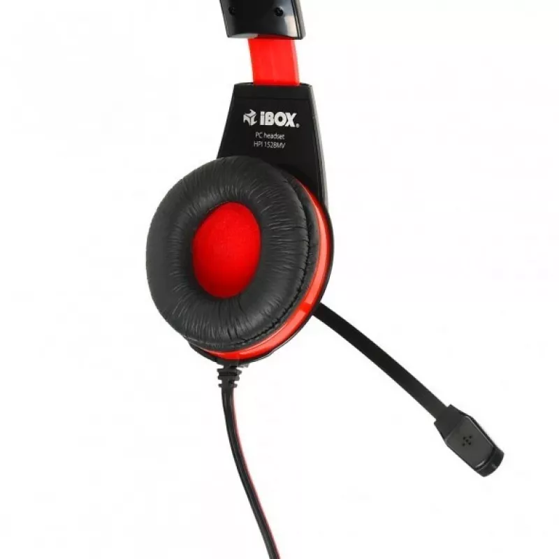 Auriculares con micrófono I-Box HPI 1528 MV negro