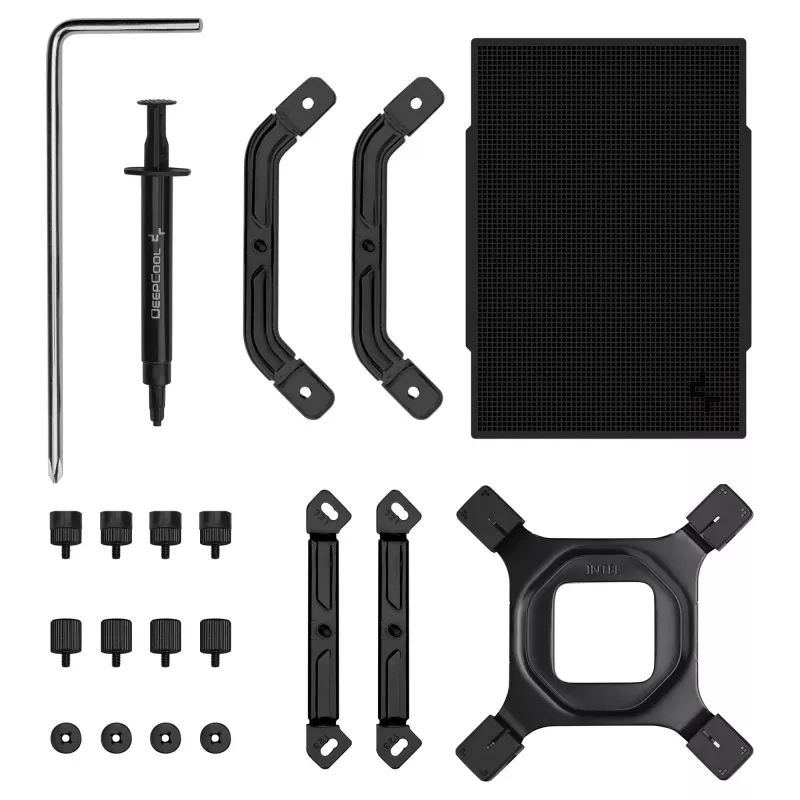 Disipador de aire DeepCool AK500 G2, ventilador de 120 mm, presión de aire máx. 3,33 mmH2O, 117×129×159 mm, negro
