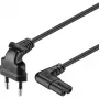 Cable de alimentación Goobay NK 104 S 3 m negro