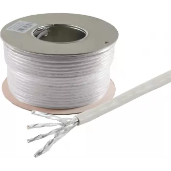Cable de red ShiverPeaks S/CONN 75900-500S gris 500m Cat6 S/FTP