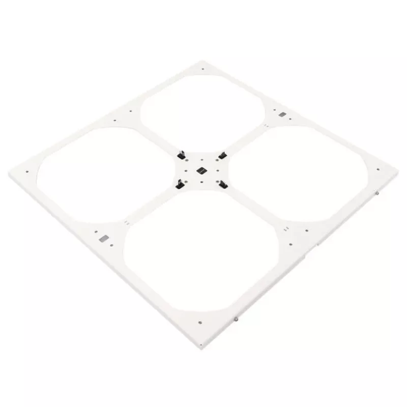 Marco de ventilador para radiador Watercool MO-RA IV 400 – compatible con ventiladores de 200 mm, blanco