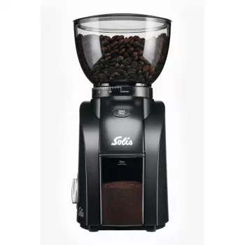 Molinillo de café Solis Scala Zero Static 135 W negro plata