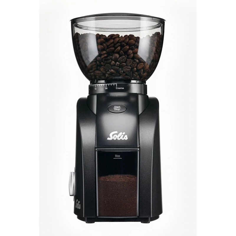 Molinillo de café Solis Scala Zero Static 135 W negro plata