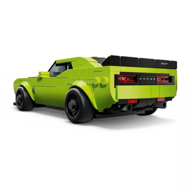 Coche de juguete de construcción LEGO Speed Champions Dodge Challenger SRT Hellcat 77237 — 390 piezas, 1 minifigura, edad recomendada 9+