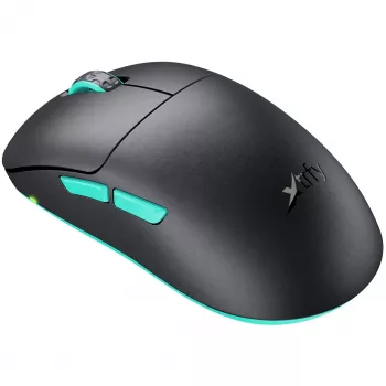 Xtrfy M8 ratón gaming con cable/inalámbrico 400-26000 CPI Low Front ultraligero único (M8W-negro)