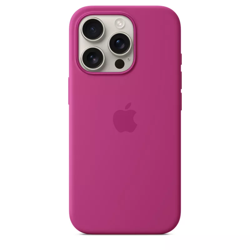 Funda de silicona para Apple iPhone 16 Pro con MagSafe