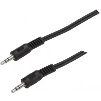 Cable de audio 3,5 mm Bachmann 918.010 1,5 m negro