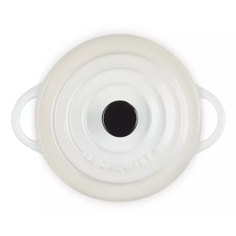 Le Creuset 71901107160100 Mini Dutch Oven, 0,25 L, blanco