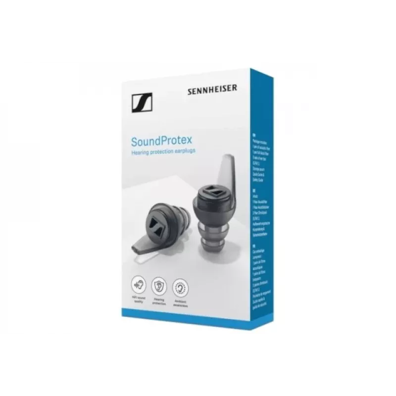 Sennheiser SoundProtex - tapones protectores para los oídos con 3 tipos de filtros acústicos