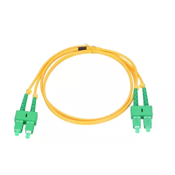Patchcord Extralink SC/APC–SC/APC monomodo dúplex G.652D 3 mm 5 m