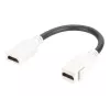 Módulo Keystone Digitus HDMI 2.0 con cable de 12 cm (conector hembra/conector hembra)